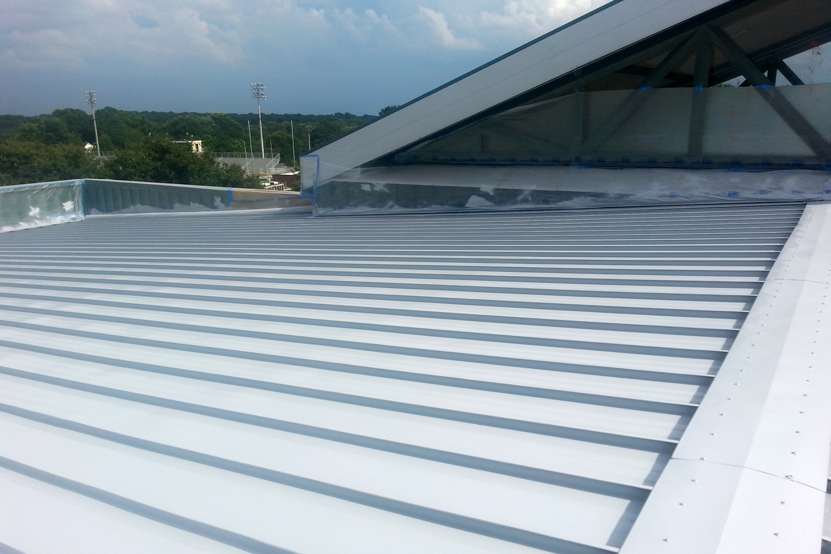 Lumiflon Feve Resins Are The Subject Of School Roof Restoration