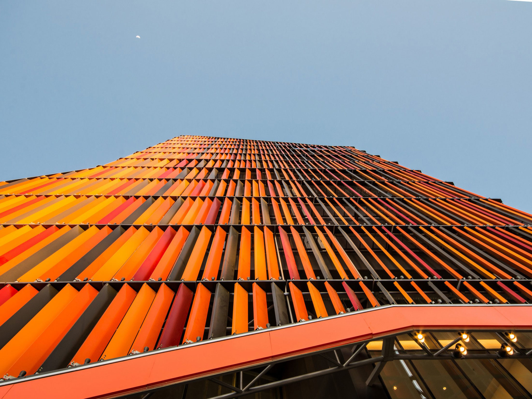 Architects Design Stunning Orange Façade Utilizing LumiflonEnriched