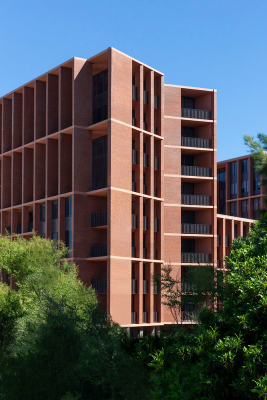 Beautiful Residential Brick Facade Paired With High Performance Fiber