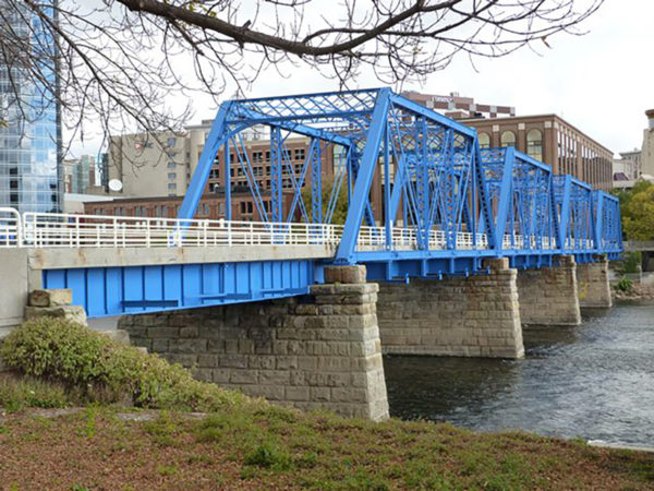 Blue Bridge, Grand Rapids, Tnemec Fluoronar, FEVE Resin, Lumiflon