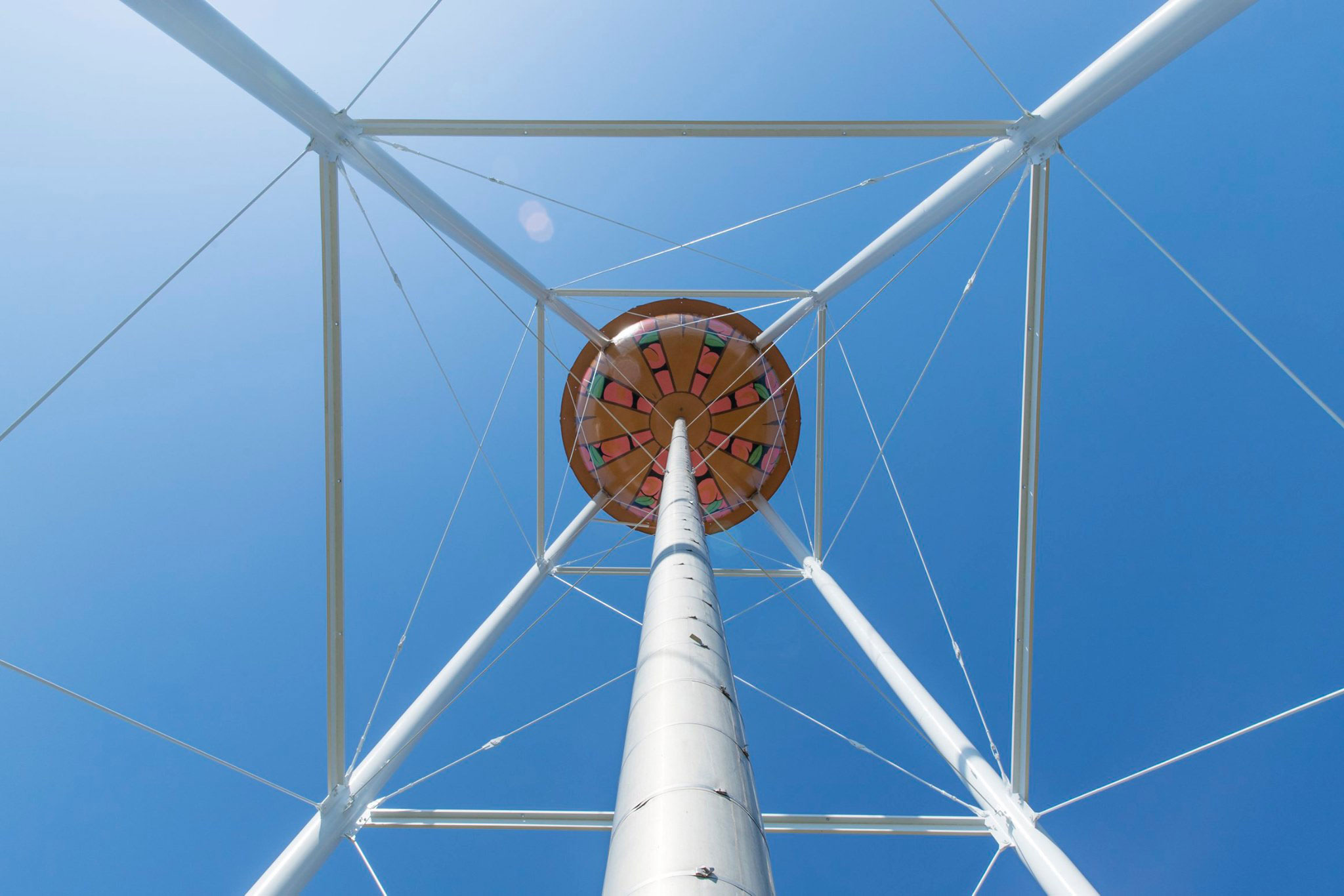 Peach Capital of Missouri Encapsulated In City’s Colorful Water Tank