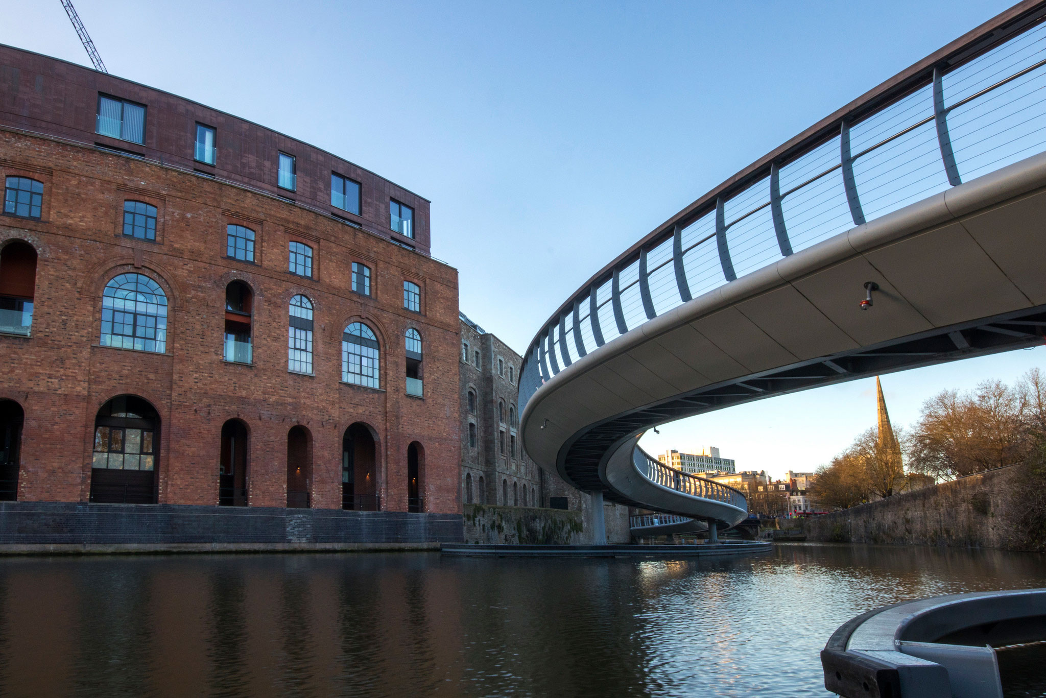 Castle Bridge, Finzels Reach, Bristol, UK, Photography Bristol Business News