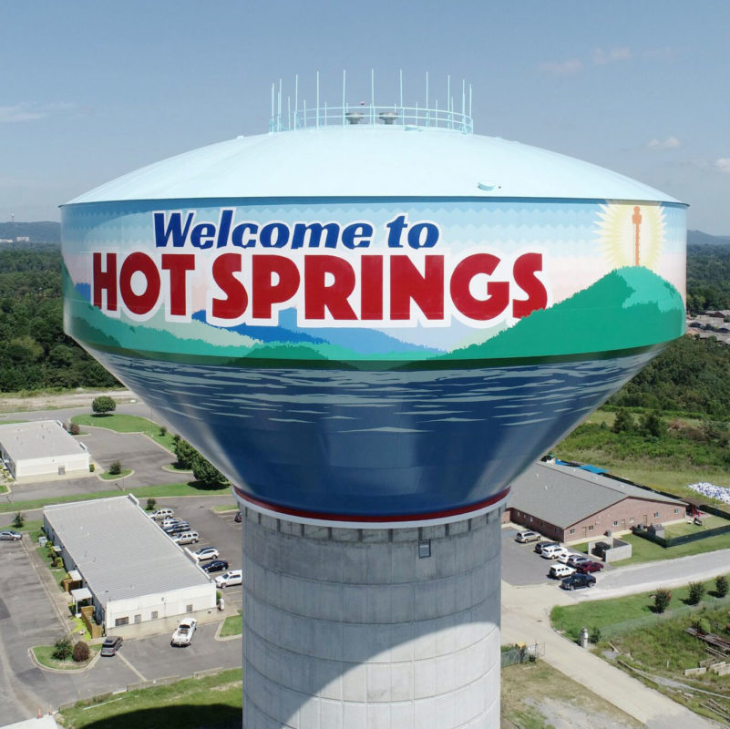 City of Hot Springs, Arkansas, Water Tank, Tnemec Company
