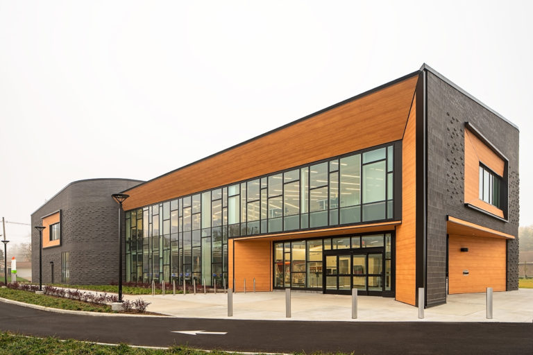 Columbus Metropolitan Library Branch Renovation Features MultiMaterial