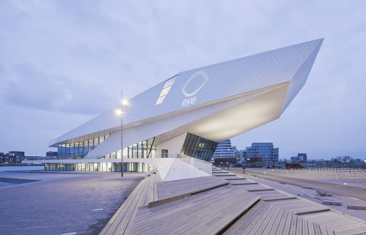 EYE Film Institute Amsterdam Netherlands Delugan Meissl Associated Architects ALPOLIC ACM Lumiflon FEVE Resin