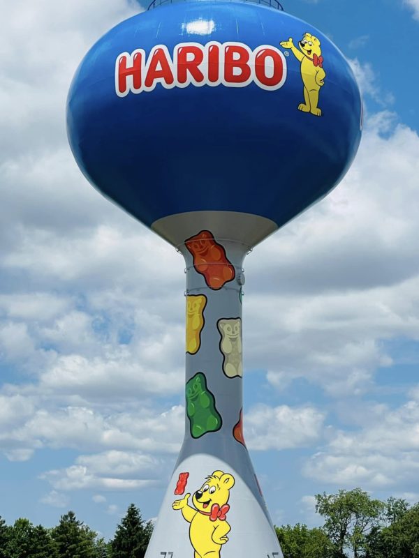 Haribo, Water Tank, Hydroflon, Tnemec, Eric Henn
