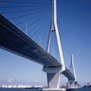 LUMIFLON FEVE Resin, Bridge Coatings, The Tsurumi Tsubasa Bridge, Japan