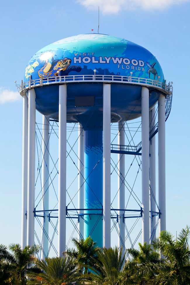 Hollywood Water Tank, Florida, Tnemec, LUMIFLON USA