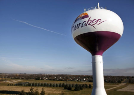 LUMIFLON FEVE Resin, Waunakee Elevated Water Tank, Tnemec, Architecture