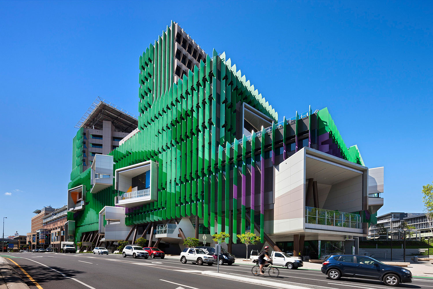 Lady Cilento Childrens Hospital, Queensland, Conrad Gargett Riddel, Lyons Architecture, ALPOLIC Panels, Builder Abi Group, Photography Dianna Snape
