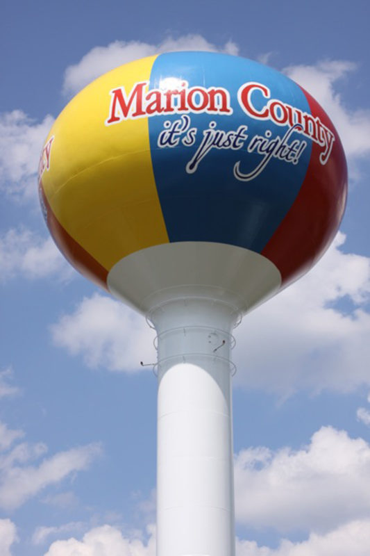 marion county south carolina water tank tnemec hydroflon bp barber and associates
