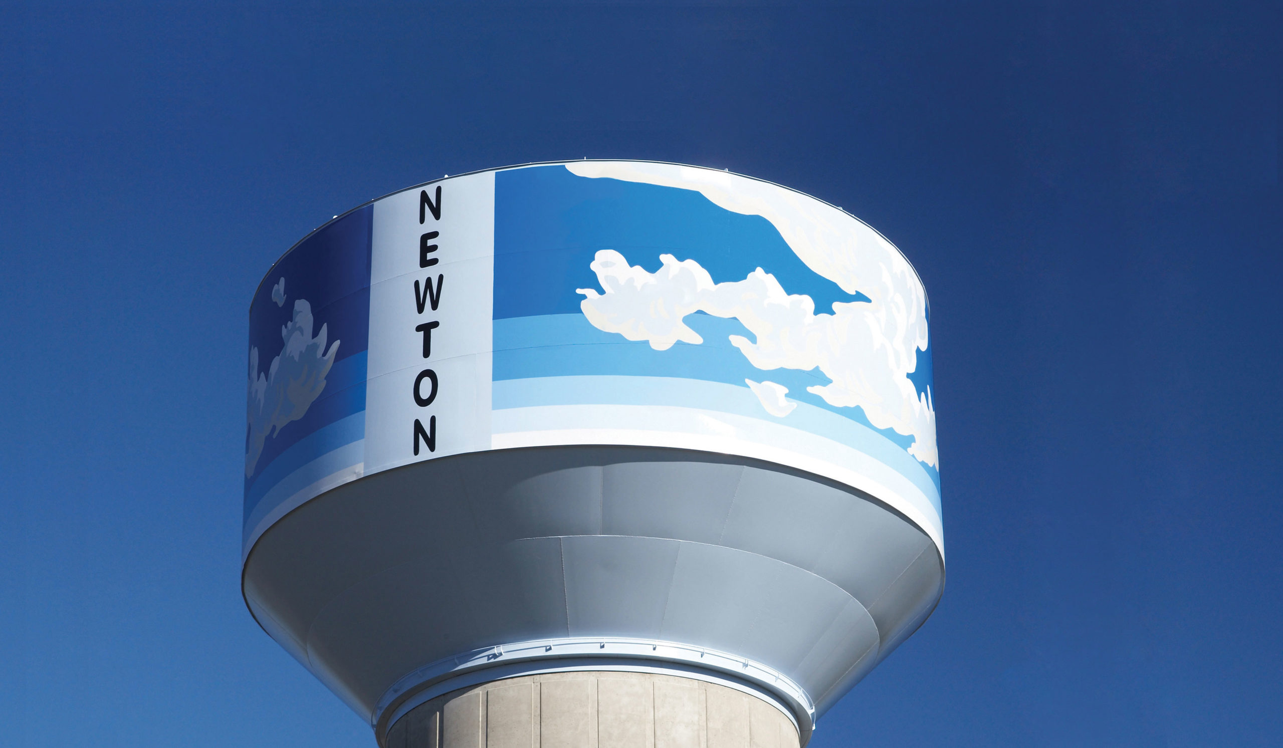 Newton, Kansas, Water Tank, Tnemec Company, Hydroflon Series 700, Lumiflon FEVE