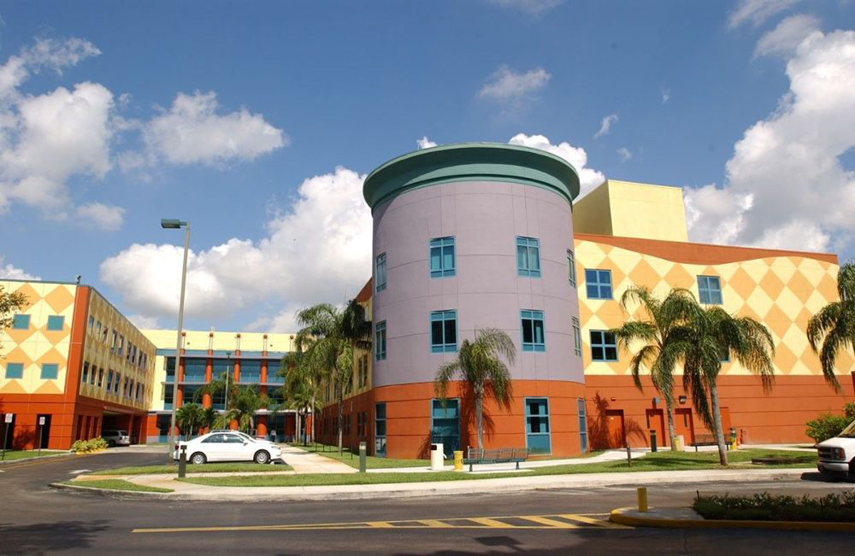 Nicklaus Childrens Hospital Miami Fluoronar Tnemec HKS Architects FEVE