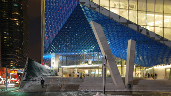 Ryerson University Student Learning Centre, Toronto, Zeidler Partnership Architects, Snohetta, Lumiflon FEVE, Valflon, Valspar, ALPOLIC Materials