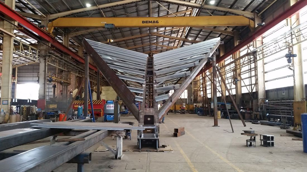Sydney Metro Northwest Australia Hassell SL Steel AI Coatings Infrastructure Lumiflon FEVE Resin