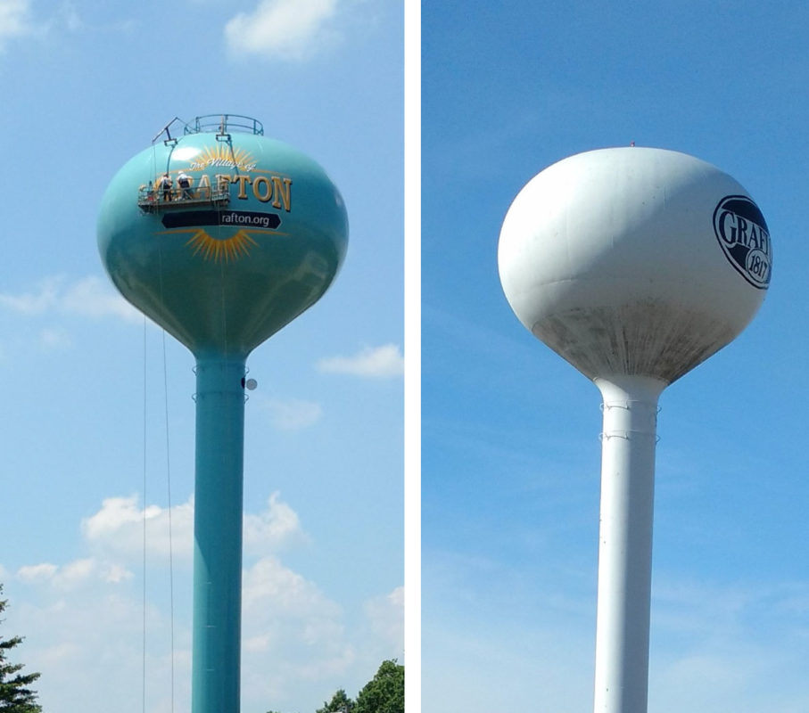 90’s Water Tank In Grafton, Ohio Gets Massive Rehabilitation With Long