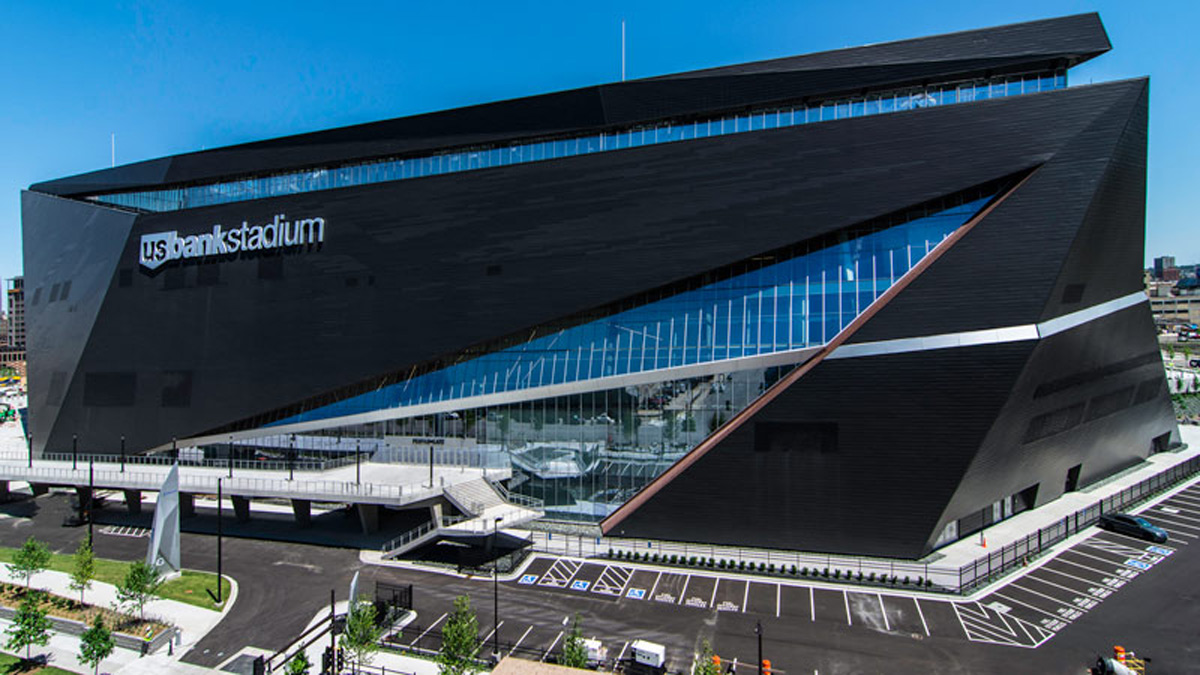 US Bank Stadium HKS Architects MG McGrath Pure Freeform Lumiflon FEVE Resin
