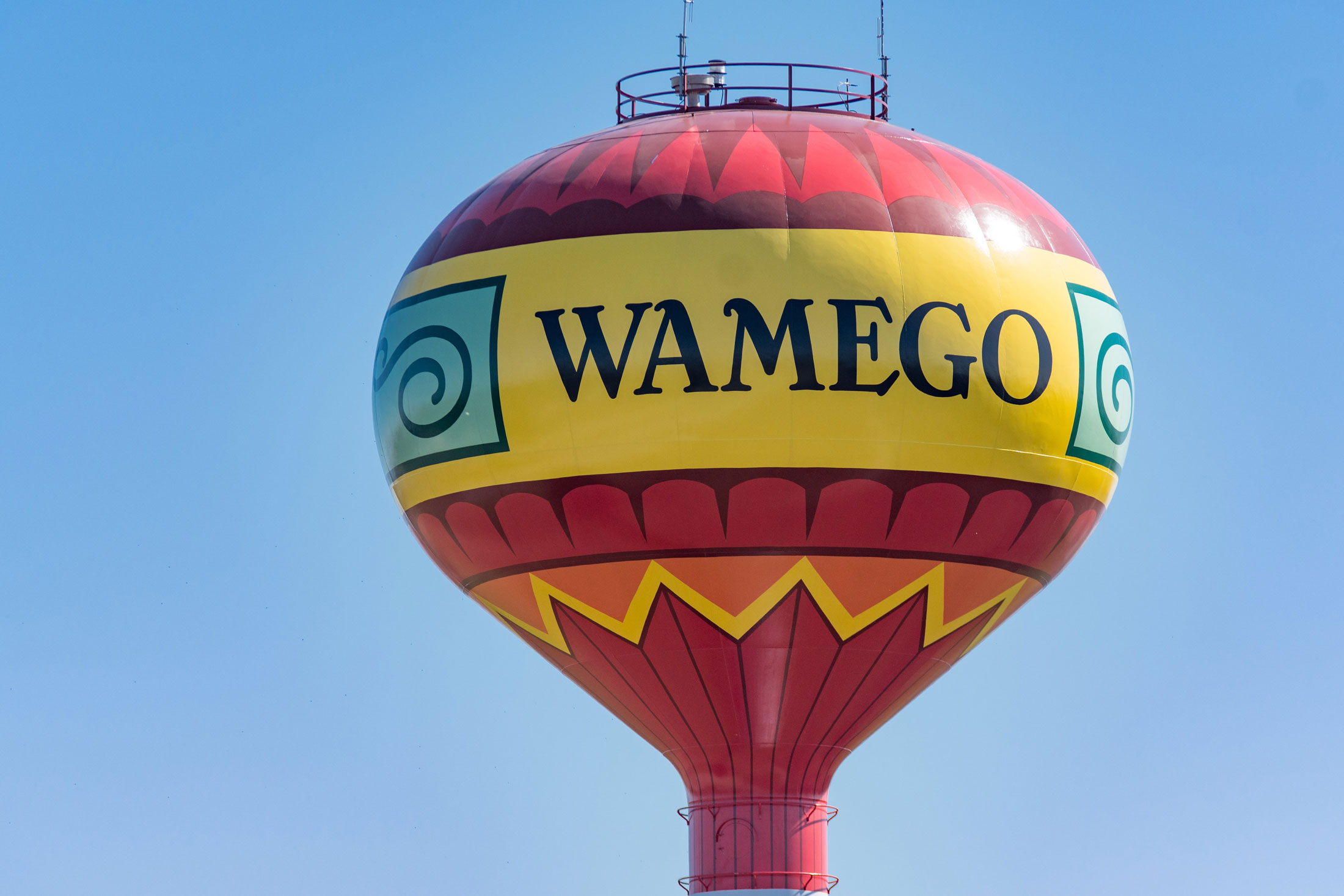 Wamego, Kansas, Water Tank, Tnemec Company, Hydroflon